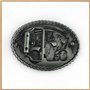 Lkmy Boucle de ceinture pour homme avec tête de mort 3D, locomotive de moto - Boucle de ceinture vintage en forme de squelette d