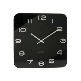 Karlsson KA4399 Vintage Pendule Murale Verre Blanc 4