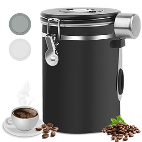 Boîte à Café Hermétique en acier Inoxydable