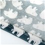 Czemo Ensembles de 4 Paniers de Rangement en Tissu Petite Boite de Rangement Pliable Organisateur Cube de Rangement pour étagère