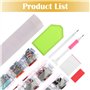 MXJSUA DIY Diamant Painting Kit, Jésus-Christ Religieux 5D Dessin Art du Diamant Complet Kits, Diamond Art Kits Strass Point de 