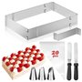 YSWOVUO Cadre Patisserie Rectangulaire Extensible