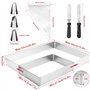 Cadre Patisserie en Acier Inoxydable
