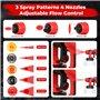Pistolet Peinture Electrique 1200ml, 550W HVLP Pulvérisateurs de Peinture, Station Peinture Basse Pression avec 4 Buses en Cuivr