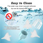 YSWOVUO Aspirateur Nasal Bebe Électrique avec 5 Niveaux D'Aspiration, Electrique Mouche Bebe avec Écran, Rechargeable avec 3 Emb