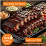 Tapis Silicone Air Fryer Compatible avec Ninja AF500EU AF400EU AF451EU DZ401 Foodi Max Dual Zone 9,5L-10,4L, Étagère de Rangemen