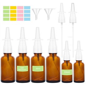 YSWOVUO Lot de 6 Flacon Pulvérisateur Nasal Vide