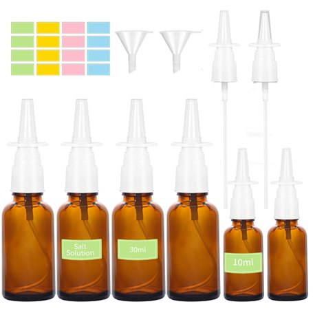 YSWOVUO Lot de 6 Flacon Pulvérisateur Nasal Vide