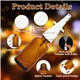 YSWOVUO Lot de 6 Flacon Pulvérisateur Nasal Vide, 30ml+10ml Verre Vaporisateurs Nasaux Vide avec Buses Entonnoir Étiquettes, Réu