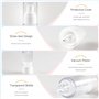Wenrescry Lot de 6 Flacon Pompe,30 ML distributeurs à Pompe Airless, flacons de Voyage Portables pour Lotion, désinfectants et c