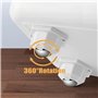 Wenrescry 12 Roulettes pour meubles,Roulettes à billes autocollantes universelles à 360° pour meubles et objets lourds, pour un 