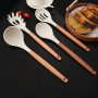 Strehknewen Lot de 12 Ustensiles de cuisine en silicone, résistants à la chaleur, antiadhésifs, passent au lave-vaisselle, ergon