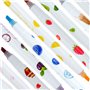 EooUooIP Surligneurs, 15 Couleurs Surligneur Pastels, Stylos marqueurs à pointe biseautée pour Note de Journal, Étudiants, Enfan