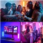 LUXCEO V8 Lampe vidéo LED RVB, CRI 95+, Batterie intégrée 2000 mAh, 3000 K/6000 K, luminosité réglable de 5 à 100%, 4 Effets pou