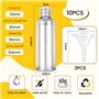 Bouteilles Vides en Plastique Transparentes