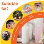 GAOMESIA 10 Pièces Flacons de Voyage 100ml avec 3 Entonnoirs, Bouteilles Vides en Plastique Transparentes, Contenants Rechargeab