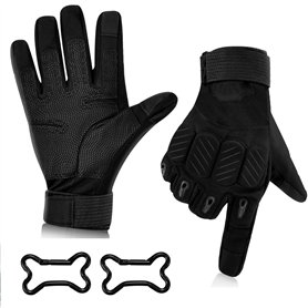 JNEYVIC Gants Moto Homologués Gants Tactiques Unisexe Ecran Tactile Scooter Motocross Respirant avec Protection Gant Scooter pou