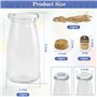 QINERSAW 12 PCS Mini Pot en Verre avec Bouchon Liege 10 * 5cm Mini Bocaux en Verre 100ml Pot de Faveur en Verre Petite Fiole en 