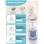 Mouche Bebe Aspirateur Nasal Electrique: IPX6 Rechargeable Mouche Bébé avec Musique et Lumière Apaisante - Aspirateur Nez Bebe a