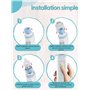 Mouche Bebe Aspirateur Nasal Electrique: IPX6 Rechargeable Mouche Bébé avec Musique et Lumière Apaisante - Aspirateur Nez Bebe a