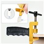 Kit d'outils 2 en 1 pour Couper les Carreaux de Verre, Outil à Main de Coupe-carreaux D'hune Seule Pièce avec 2 Lames de Coupe, 