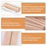 Sporgo Lot de 4 socles LED : socle lumineux LED 7 couleurs socle en bois, éclairage LED base d'affichage USB avec interrupteur, 
