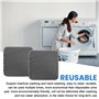 Lot de 2 coussins de chaise lavables pour incontinence : 50 x 50 cm, imperméables, tapis d'incontinence antidérapants pour faute