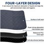 Sporgo PIPI Pads pour cochons d'Inde : 120 x 60 cm - Lavables - Absorbants - Tapis Pipi pour cochon d'Inde - Tapis antidérapant 