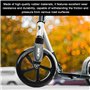 Lot de 2 roues de rechange pour scooter 200 mm avec roulement ABEC-9, roues antidérapantes pour scooter de ville et scooters de 