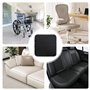 Lot de 2 coussins de chaise lavables pour incontinence : 50 x 50 cm, imperméables, tapis d'incontinence antidérapants pour faute