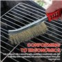 Sporgo Brosse de barbecue en laiton 6 pièces : brosse en laiton pour barbecue multi-usages brosse à barbecue, brosse métallique 