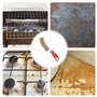 Sporgo Brosse de barbecue en laiton 6 pièces : brosse en laiton pour barbecue multi-usages brosse à barbecue, brosse métallique 