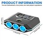 adaptateur 7 en 1 avec 3 prises et 4 port