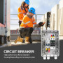SPORWAY Protection contre les surtensions PV DC Disjoncteur Protection contre la foudre Disjoncteur 500 V DC 2 broches 40 A 20-4