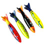 Carykon Lot de 8 jouets de plongée sous-marine pour piscine - Requin glissant - Torpille