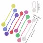 Clips de Câble Magnétique Réutilisables Silicone Attaches de Câble Réglables Câble Organisateur Idéaux pour la Gestion des Câble