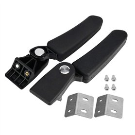 Moto Boîte Accoudoirs - moto passager arrière pliant Top Case arrière Boîte siège Accoudoirs Compatible avec B-M-VV Yamaha
