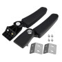 Moto Boîte Accoudoirs - moto passager arrière pliant Top Case arrière Boîte siège Accoudoirs Compatible avec B-M-VV Yamaha