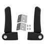 Moto Boîte Accoudoirs - moto passager arrière pliant Top Case arrière Boîte siège Accoudoirs Compatible avec B-M-VV Yamaha