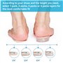 Talonnette Silicone Hauteur Réglable - Coussinets de Talon Pour Chaussures, Talonnette Tendon D'achille, Semelle en Gel pour Épi
