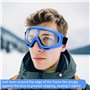 Lot de 6 Lunettes de Sécurité pour Enfants Réglables, Lunette Protection Bricolage Anti-Buée, Enfants Lunettes de Protection Cou