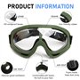 Lot de 6 Lunettes de Sécurité pour Enfants Réglables, Lunette Protection Bricolage Anti-Buée, Enfants Lunettes de Protection Cou