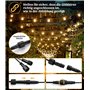Guirlande lumineuse LED d'extérieur avec télécommande - 45 m - G40 - Avec ampoules d'extérieur IP44 - Résistante aux intempéries