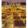 Guirlande lumineuse LED d'extérieur avec télécommande - 45 m - G40 - Avec ampoules d'extérieur IP44 - Résistante aux intempéries