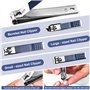 EUIEUT Kit Manucre Pedicure, Set Manucure 18PCS Ensemble de Coupe-ongles de Voyage Trousse Manucure Pedicure Ensemble de Manucur