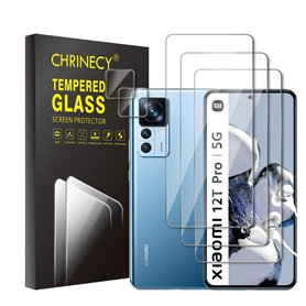 [5 Pezzi] Vetro Temperato Compatibile con Xiaomi 12T Pro 5G Pellicola Protettiva