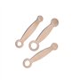 Alnicov 3 pièces outils de réparation de coussinets de clarinette pour ajuster les outils d'instruments à vent en bois de bouton