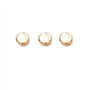 Alnicov Plaqué Or Blanc Shell Incrustations Boutons De Doigt De Trompette Pour Trompette De Remplacement Lot de 3
