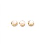 Alnicov Plaqué Or Blanc Shell Incrustations Boutons De Doigt De Trompette Pour Trompette De Remplacement Lot de 3