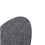 Alnicov Tapis de plateau en feutre antistatique épais de 2 mm Tapis anti-vibration Tapis audiophile pour platine vinyle LP Gris